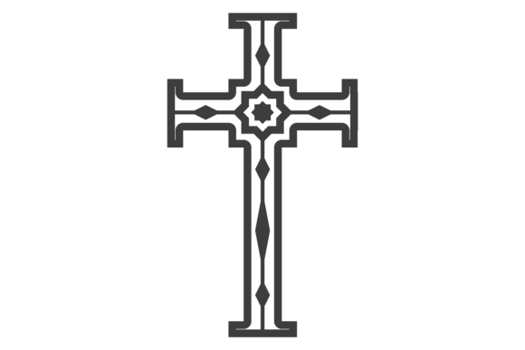 Catholic Cross Decorative Symbol: Saint for Authentic Design
