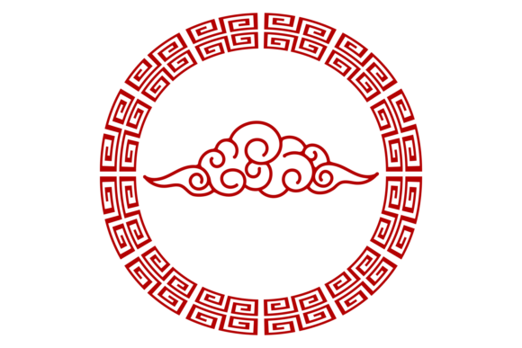 Decorative Chinese Cloud Label. Eastern: A Visual Guide for Designers