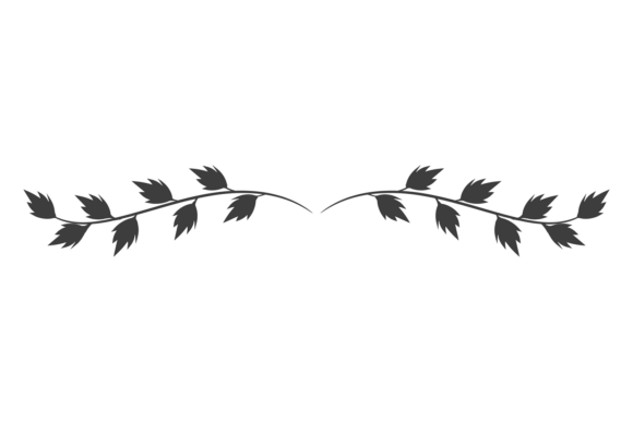 Elegant Black Botany Header: A Decorative Floral Typeface for Modern Brands