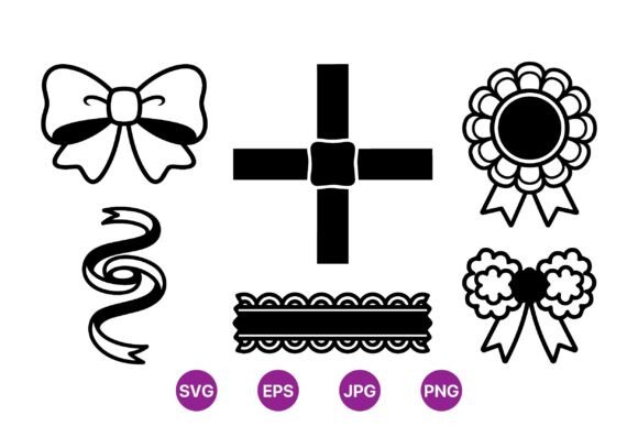 Elevate Your Craft with Decorative Ribbon Vector Icons