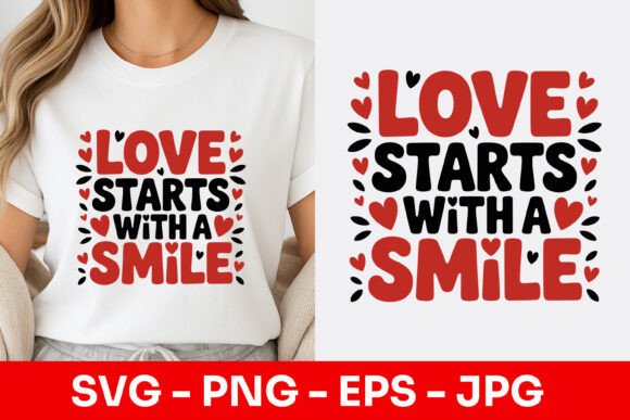 Love Starts with a Smile: A Decorative SVG for Heartfelt Design