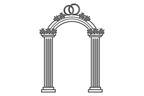 Wedding Arch Black Icon: A Designer’s Take on This Decorative Invitation Element